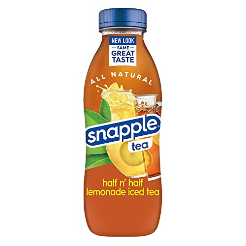 Snapple Half & Half Lemonade All Natural Iced Tea Gluten Free 100% Recycled Plastic Bottle 24 Pack, 16.0 Fl Oz #TOP2