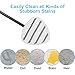 4 Pack Microfiber Flat Mop Head Refills for O-Cedar EasyWring & RinseClean Systems, Easy to Clean Corners, Ceilings, Walls