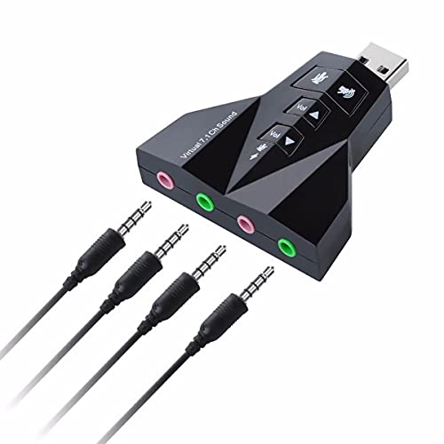 Placa De Som Usb 7.1 Canais Exbom Usom-20