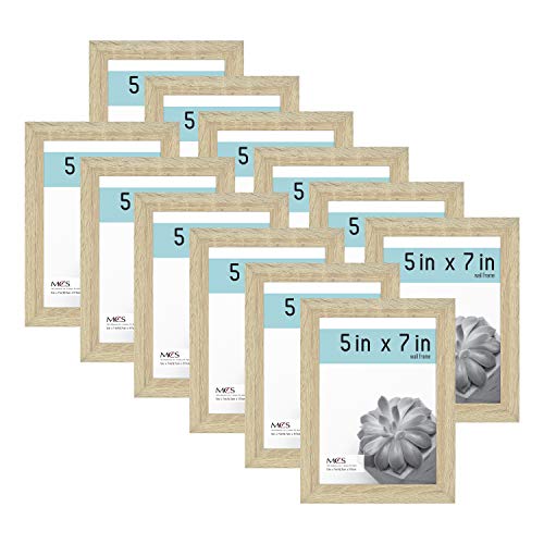 Lowest Price MCS Essential Frame, Natural Woodgrain, 5 x 7 in, 12 pk
