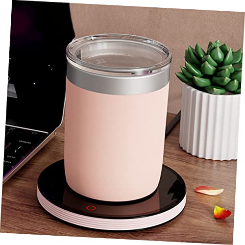 Alipis Household Mug Heater Automatic Shut Off Compact Cup Warmer for Coffee and Tea for Home Office and Conference Room Use Temperature Control for Your Favorite Beverages