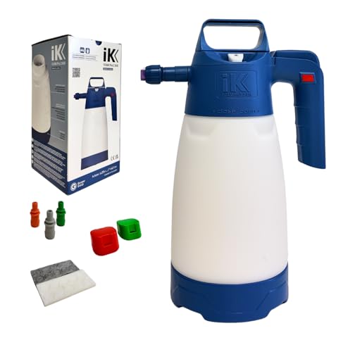 IK Foam Pro 2 ALK Alkaline Foam Sprayer for Car Detailing Cleaning & Industrial Use 50 oz High Safety Fan Nozzle Translucent Tank