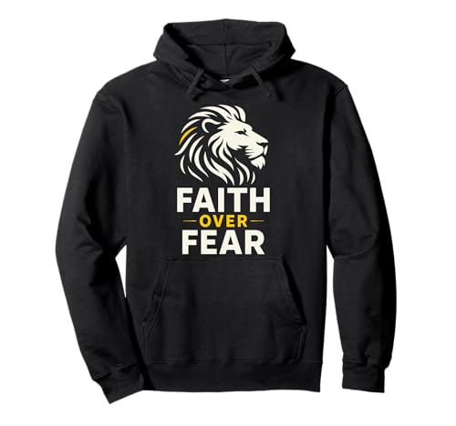 �N���X�`�������C�I�� Faith Over Fear �f�U�C�� �j�� ���� �e�B�[�� �p�[�J�[