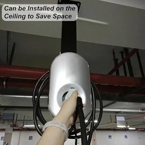 Socle de recharge pour véhicules électriques avec support câble station compacte universelle - 6
