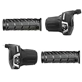 MAKELEN SL-RV300 Shift Lever, 18 Speed Twist Grip Gear Bike Shifter for Mountain Bicycle, Aluminum, 5.0 x 5.5 inches