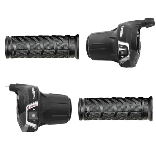 MAKELEN SL-RV300 Shift Lever, 18 Speed Twist Grip Gear Bike Shifter for Mountain Bicycle, Aluminum, 5.0 x 5.5 inches