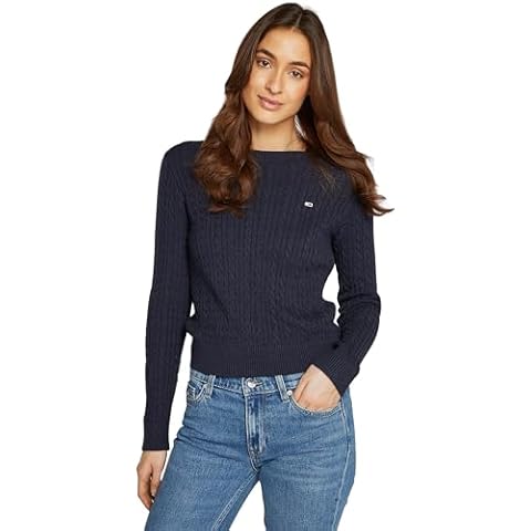 Pull Femme Tommy Jeans Cable Essential Cover