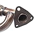 Rear Catalytic Converter w/Flex Pipe Replacement for 3.5L Nissan Altima 2007-2018 Murano 2009-2014 Quest 2011-2014 Pathfinder 2013-2015 Infiniti JX35 2013 QX60 2014-2016