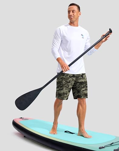 Image of G Gradual Mens Swim Trunks with Compression Liner 7 inch /9'' Quick Dry Board Shorts Swimsuit Bathing Suit for Men Zipper Pockets