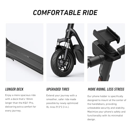 niu k100fk300x electric scooter adults - 600w-900w peak power 18-41 max range top 174-236 mph portable e scooter wsuspension for commute sup turn signal folding handlebarsonly k100f