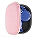 Geekria – Étui de transport rigide UltraShell pour casque JBL T600BTNC, TUNE600BT, Tune 500BT, T500BT On-Ear, Live 400BT, T450BT, E45BT avec espace pour accessoires, rose