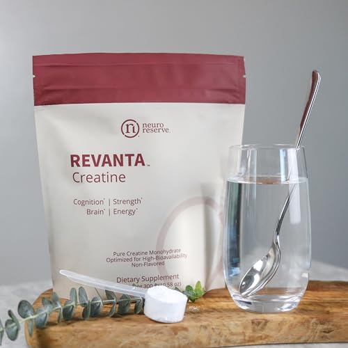 REVANTA Creatine Monohydrate Powder Cognitive & Lean Muscle Support Supplement for Women, Men Cellular Energy for Memory, Focus, Strength & Healthy Aging Professional Grade, Unflavored (300 Grams) - Image 3
