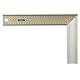 Stanley Schreinerwinkel (gerippter Aluminiumgriff, Edelstahlblatt, 45° Winkel) 1-45-687, 200 x 400 mm
