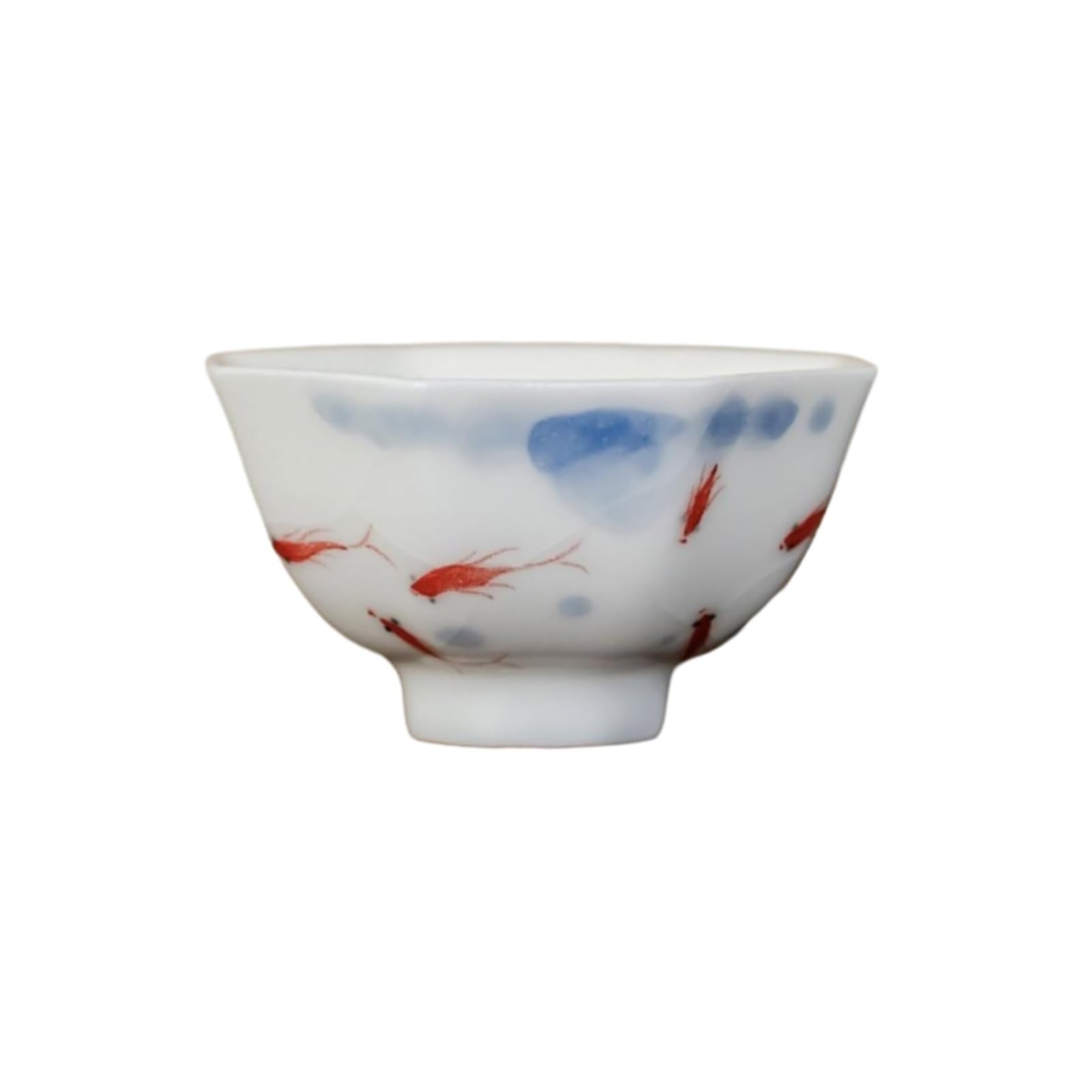 Ceramiczne Ruyao ręcznie malowane kubki do picia herbaty domowy wykwintny zestaw do herbaty Kung Fu - kubek 75 ml - pudełko