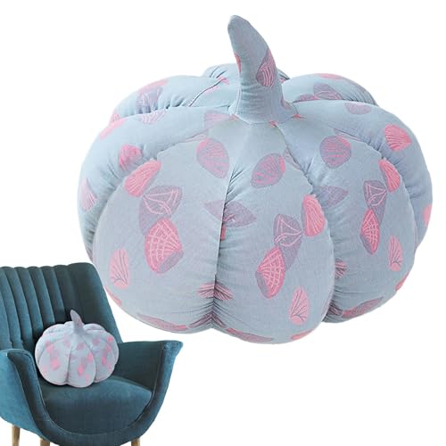 Almohada de calabaza de Halloween en peluche 3D suave para sofá 2