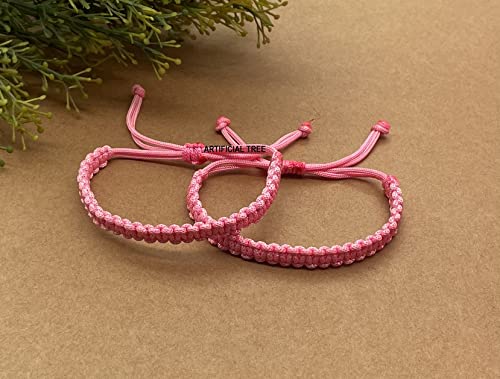 Image of ARTIFICIAL TREE HANDMADE KALA DHAGA BRACELET ADJUSTABLE FOR WOMEN MEN GIRLS BOYS Nazar Bracelets 2 Piece
