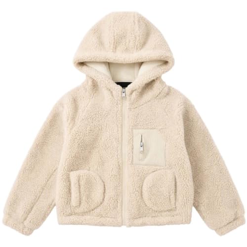 Girls Fleece Jacket Zip Up Hoodie Winter Coat with Pockets Warm Outerwear - image 8