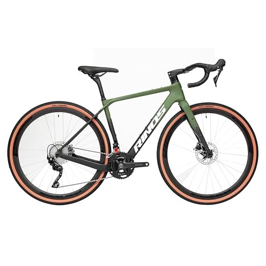 Rinos Sandman 6 Bicicleta Gravel de Carbono | GRX 600, 22 Velocidades | Cuadro de Carbono T800 | 9.8 kg | Frenos de Disco Hidráulicos | Neumáticos CST 700x40C (L (56cm))