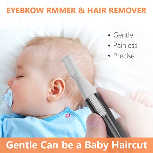 ACWOO Augenbrauentrimmer, Elektrischer Korrekturtrimmer für Körper und Gesicht,...