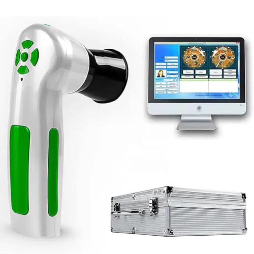 Cámara Análisis Iris Sin Controlador, Detector Iris Enfoque Automático, Iriscopio Diagnóstico Ocular Alta Resolución 12 Millones Píxeles (4032 X 3024), Lente Iris Hd 30x Y Lupa Iris