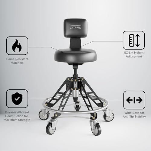 Heavy Duty Rolling Mechanics Stool
