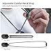 Magnetic Necklace Neck Mount for DJI OSMO Nano, for Insta 360 Go 3S/Go 3 Action Camera for DJI Mic 3/2/Mini Series Wireless Lavalier Microphone - Hands-Free Adjustable Holder Lanyard