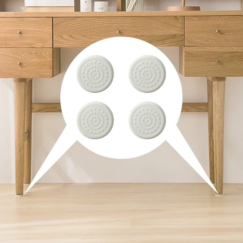 Image of MaruHub 4Pcs Non Slip Furniture Pads for Hardwood Floors - Furniture Leg Protectors for Chair, Table, Sofa - Self Adhesive Silicone Pads to Prevent Floor Scratches & Reduce Noise (5 CM) - Multicolor