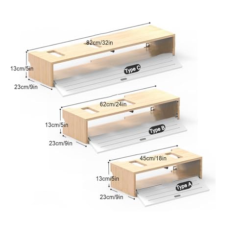 Supporto da parete in legno per router e scatola portaoggetti decorativa da 81,3 cm, per router WiFi, elegante copertura da appendere al pavimento, design salvaspazio grigio e bianco