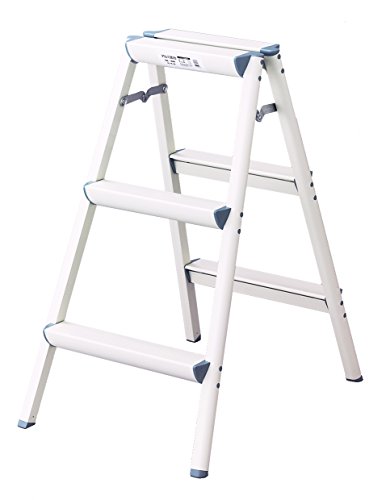 長谷川工業(Hasegawa)アルミ軽量カラー踏台 3段 ホワイト SE-8W(0.79m)(15195)のサムネイル