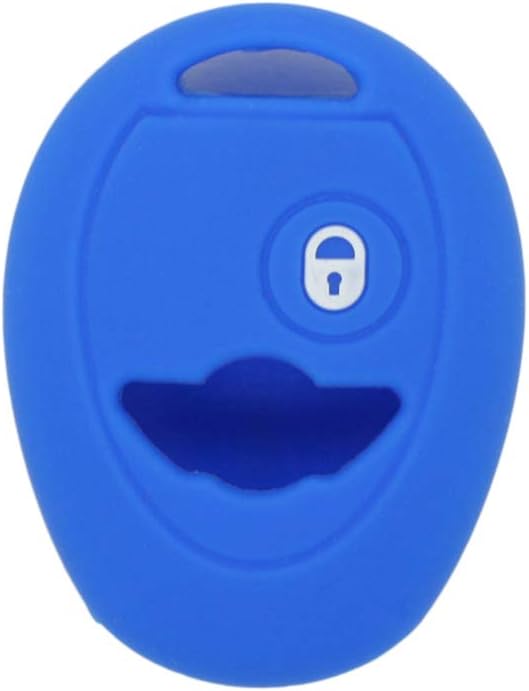 SEGADEN Silicone Cover Protector Case Holder Skin Jacket Compatible with BMW Mini Cooper 2 Button Remote Key Fob CV4905 Black image 4