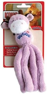 KONG Cat Wubba Cow, Cat Toy (Colors Vary)