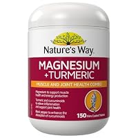 Nature's Way Magnesium Plus Turmeric 150 Tablets