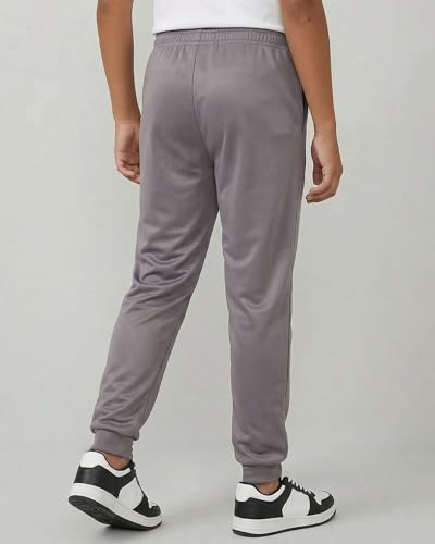 Image of Real Essentials 3 Pack: Boys' Athletic Jogger Sweatpants - Kids Teens Youth Active Sports Pants with Pockets (Sizes 5-18)