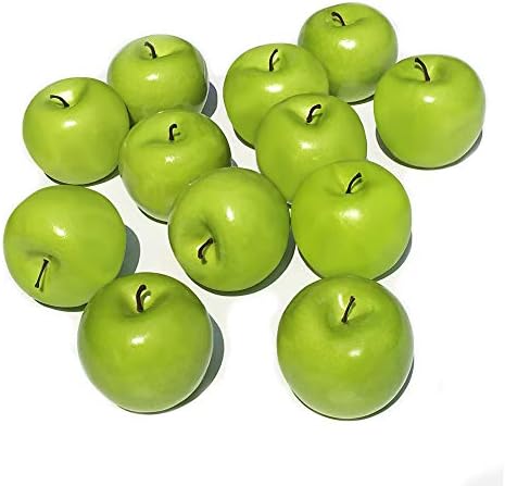 COTOSEY Artificial Green Apples Box of 12