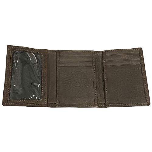 Twisted X Chocolate Brown Leather Wallet (Trifold)2
