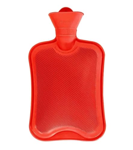 Hot Water Rubber Bottle Bag for Pain Relief Therapy (Pack of 1) Red