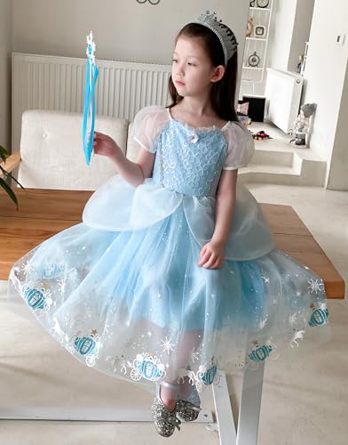 Disfraz de Princesa para Niñas 3-10 Años con Accesorios miniatura 5