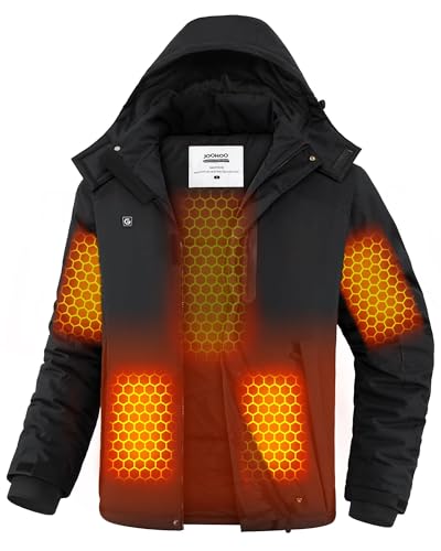 Graphene Heated Jacket for Men with Rechargeable Battery Pack Included
