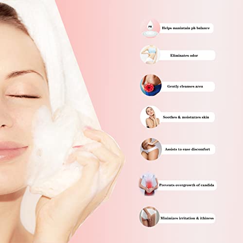 2 Pcs Yoni Soap Bars For Women Feminine Wash Bar, Ph Balance, Eliminates Odor, Moisturizing Intimate, Natural Vaginal Yoni Wash Vaginal Deodorants, Vagina Care Strawberry Soap With Foam Net 5.29 Oz #TOP1