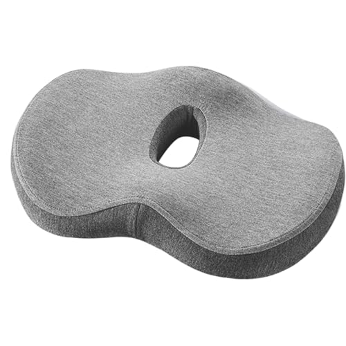 Cojín Ortopédico del Asiento: Almohadilla De De Espuma De Memoria Ergonómica, Almohada De Confort Duradera | Coccyx Hip Supporter, Protector Suave, Base De Silla De Oficina, Inserto De Conducci