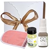 Gant exfoliant pour favoriser la circulation sanguine et pour un effet exfoliant plus intense.