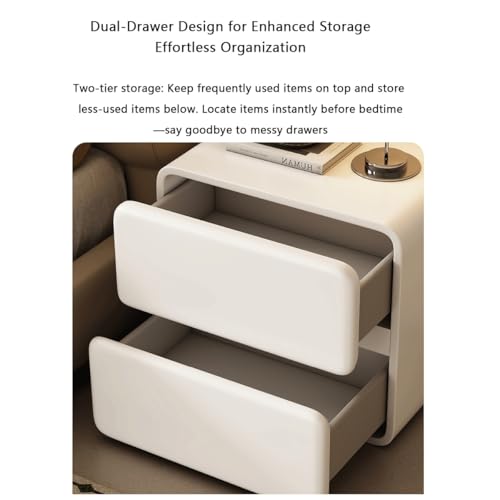Table de chevet double tiroir pour ranger et sublimer la chambre