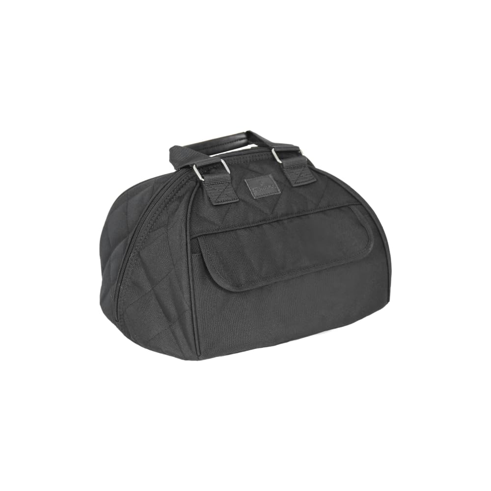 Helmtasche, Farbe: Schwarz, Für Erwachsene Reiter, Unisex, Helmtasche