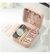 KARTUNBOX Leather jewellery organisers Mini Jewelry Organizer Box for Women Travel Ring, Pendant,...