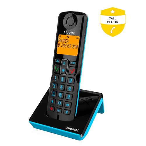 Alcatel S280 noir et bleu, mains libres, fonction...