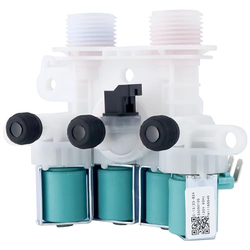 W11165546 Washer Water Inlet Valve W11096267 Water Inlet Valve Fit for May-tag whirl-pool ken-more Washing Machine mvwb765fw0 wtw8040dw4 - Replaces 33090105,W10758828, W11165546VP by AMI PARTS