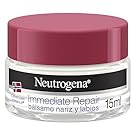 Neutrogena Norwegian Formula Immediate Repair Nose & Lip Balm (15ml), Fast Absorbing Face Moisturizer, Lip and Nasal Shield for Chapped Lips and Dry Nose with Glycerin