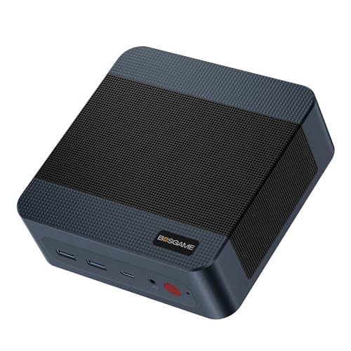 BOSGAME M3 Mini PC Intel Ultra 7 155H 32GB DDR5(Dual 16GB x2) 1TB NVMe M.2 2280 SSD, Intel Arc Graphics 2.25GHz, Thunderbolt 4 8K 60HZ, Dual 2.5GbE LAN, WiFi 6E, BT 5.2