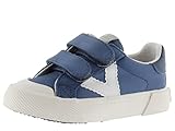 Suela: goma victoria Plano VICTORIA Basket Tribu Nylon con Logo VICTORIA EN Contraste Y Cierre DE Tira ADHERENTE 1065172-KIDS para Unisex-niños Azul 27