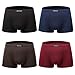 wirarpa Men's Underwear 4 Pack Stretch Modal Microfiber Trunks Soft Waistband Short Leg Solid Color, Large